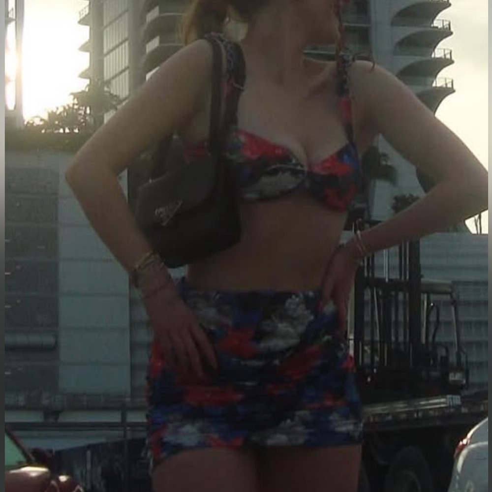 Colorful Floral Two-Piece Set - Picture 4 of 4